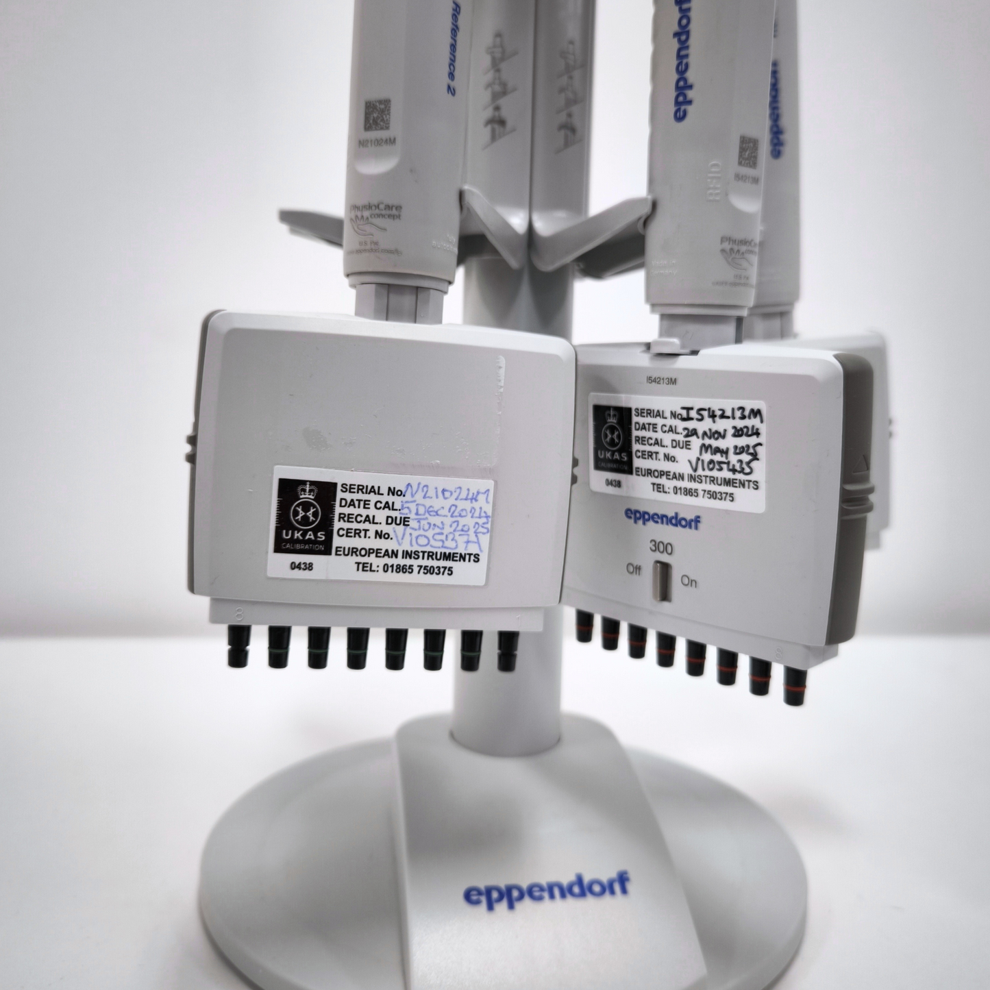Eppendorf Reference® 2 Multi 8-Channel Pipettes (Various Volumes)