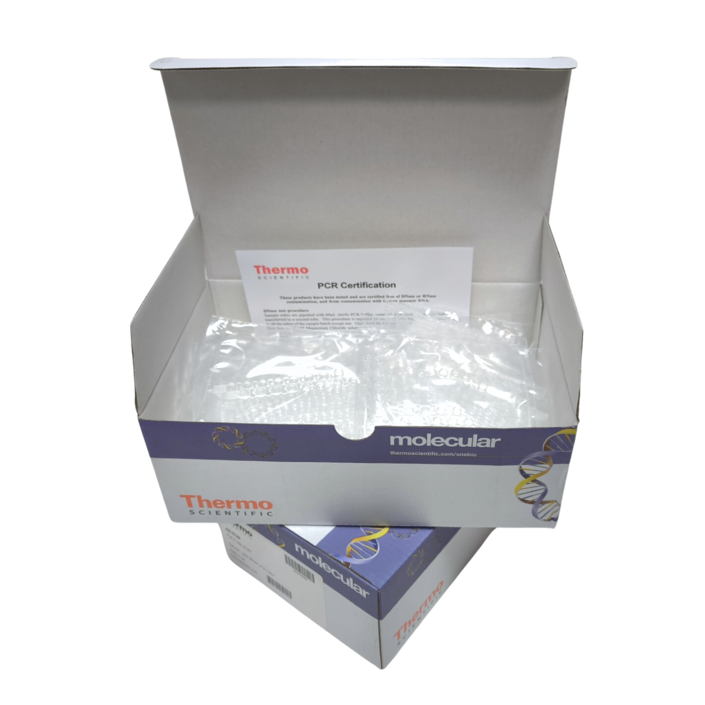 Thermo Scientific Flat 8 Cap Strips, Pack of 300 (AB-0786)