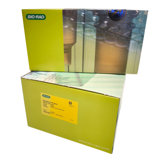 Hard-Shell® 96-Well PCR Plates, low profile, thin wall, skirted, white/clear, Pack of 50 (HSP9601)