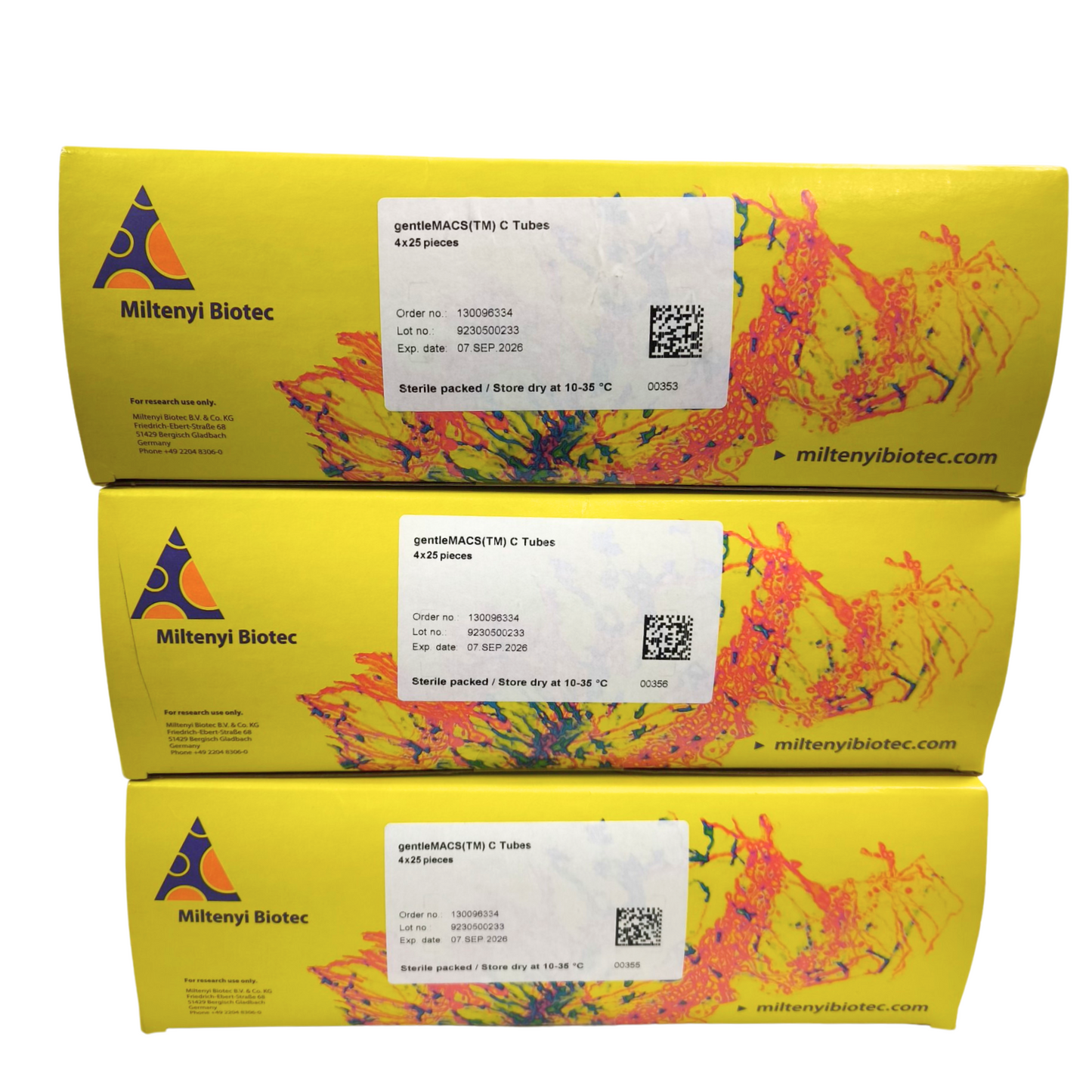 gentleMACS™ C Tubes, Pack of 100 (130-096-334)
