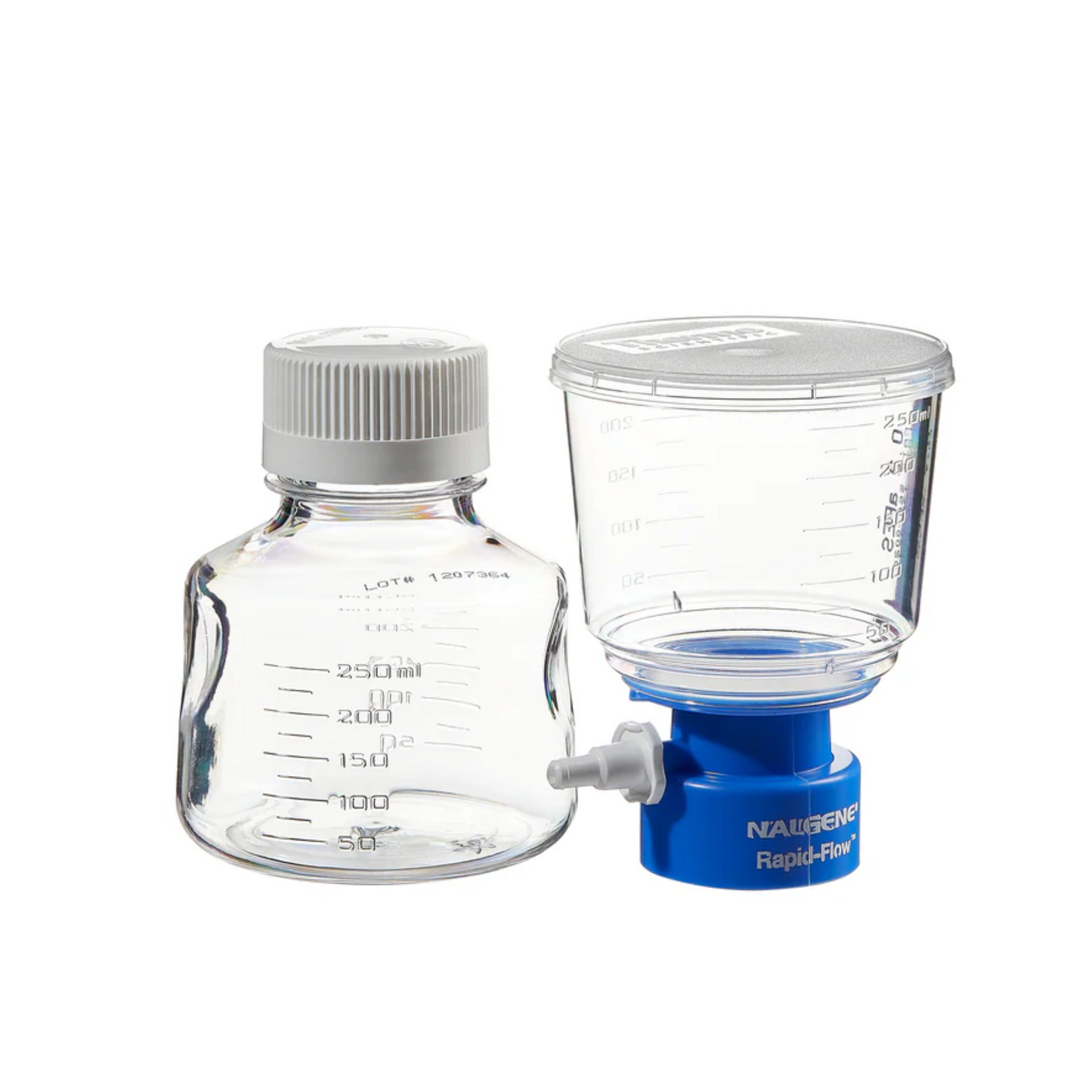 250ml Nalgene Rapid-Flow Sterile Disposable Filter Unit, 0.2 μm aPES membrane, Case of 12 (568-0020)