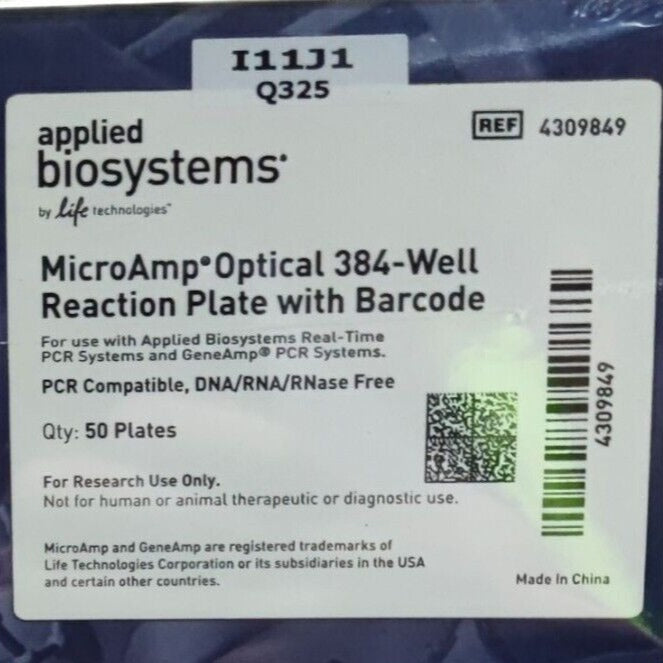 MicroAmp Optical 384-Well Reaction Plate with Barcode Pack of 50 plates (4309849)