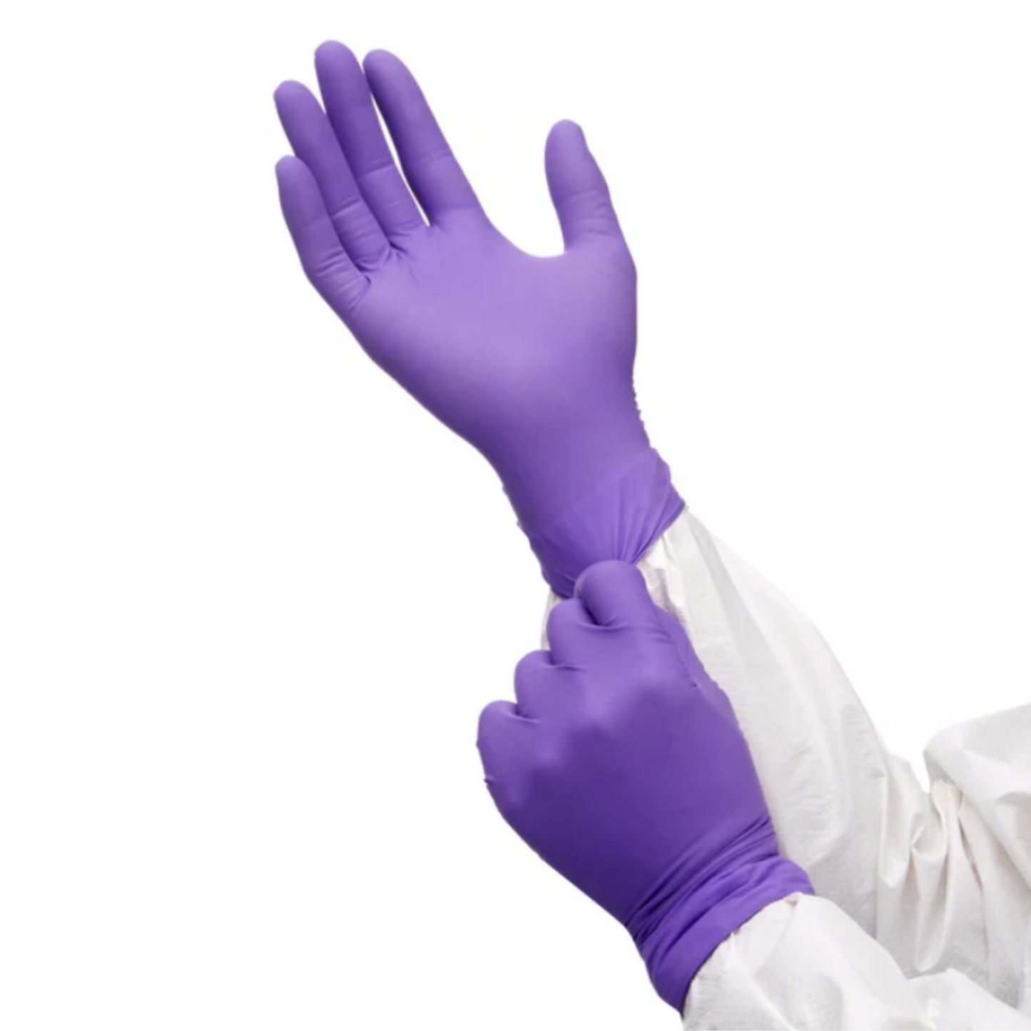Kimtech Purple Nitrile Ambidextrous Gloves, Disposable, Latex Free (10x100) cat III