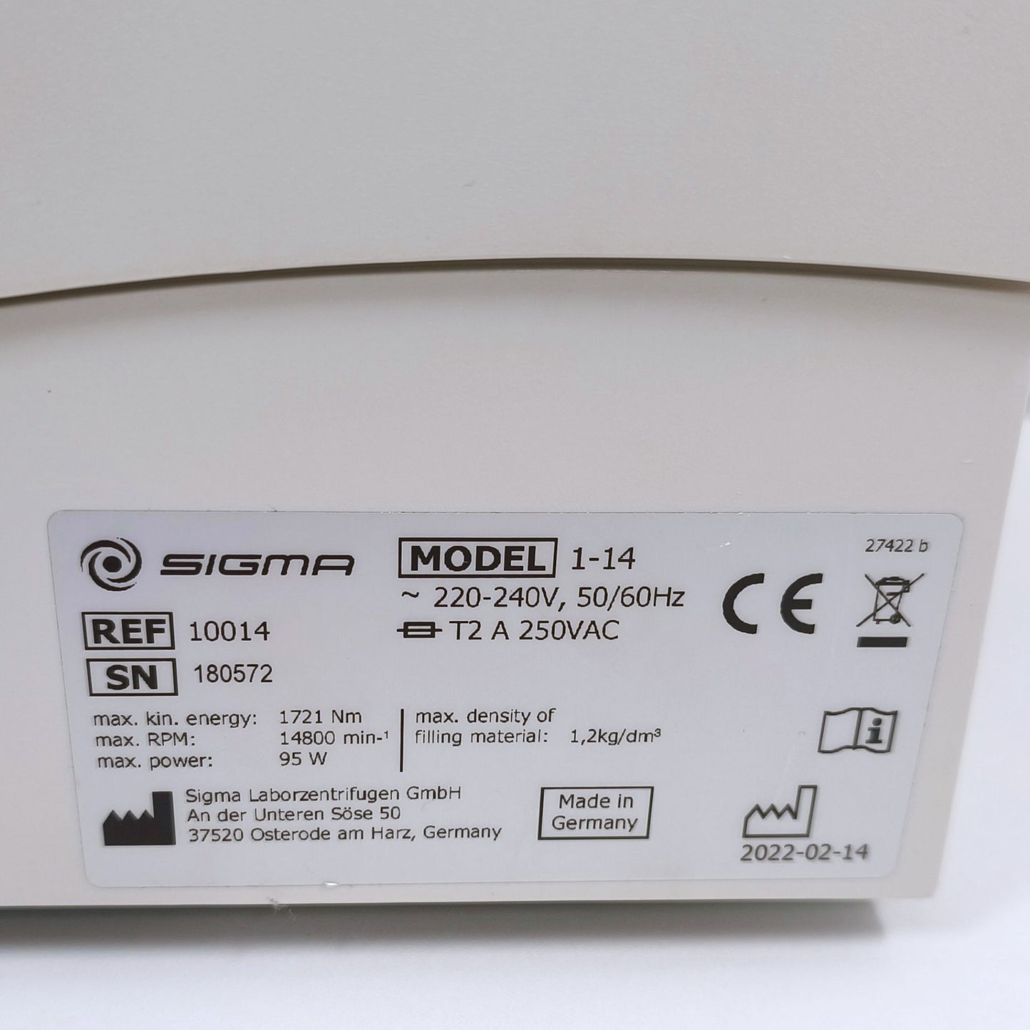 Sigma Compact Micro Centrifuge