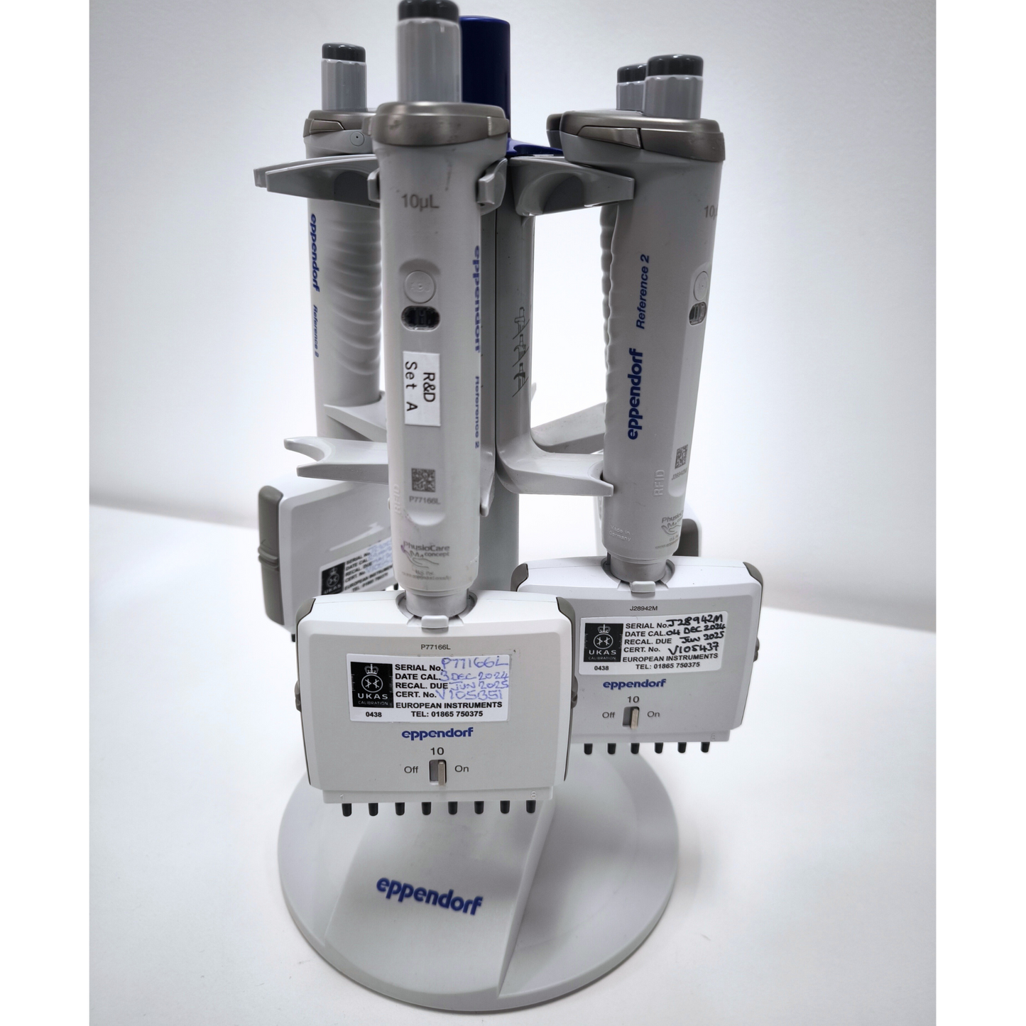 Eppendorf Reference® 2 Multi 8-Channel Pipettes (Various Volumes)