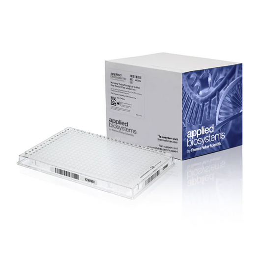 Applied Biosystems MicroAmp EnduraPlate Optical 384-Well Clear Reaction Plates with Barcode, Pack of 20, (4483285)