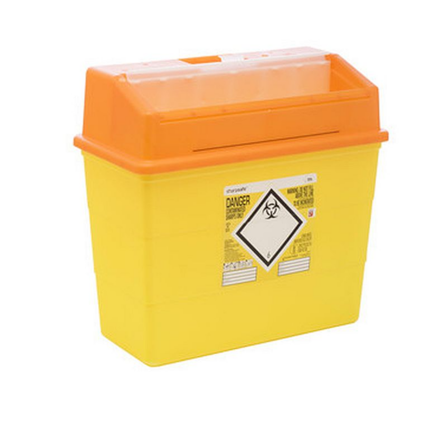 Sharpsafe™ 30L Infectious Sharps for Incineration Waste Container with Lid (Case of 5 Bins) (41802411)