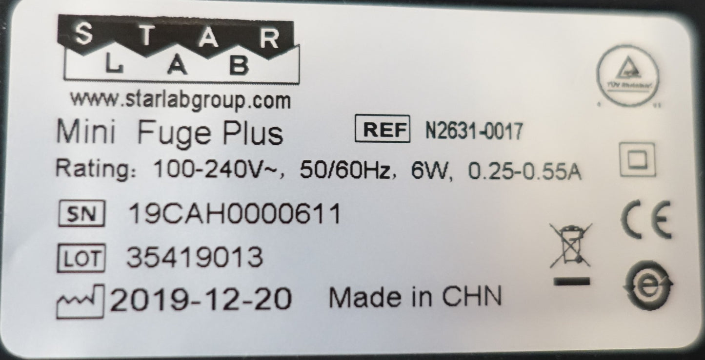 Minifuge Plus (Starlab) (N2631-0017)