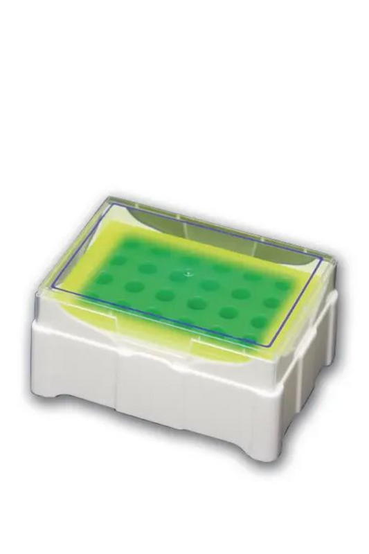 StarChill MCT, 24 well rack with lid Green/Yellow (Pack of 5) (E2396-5636)