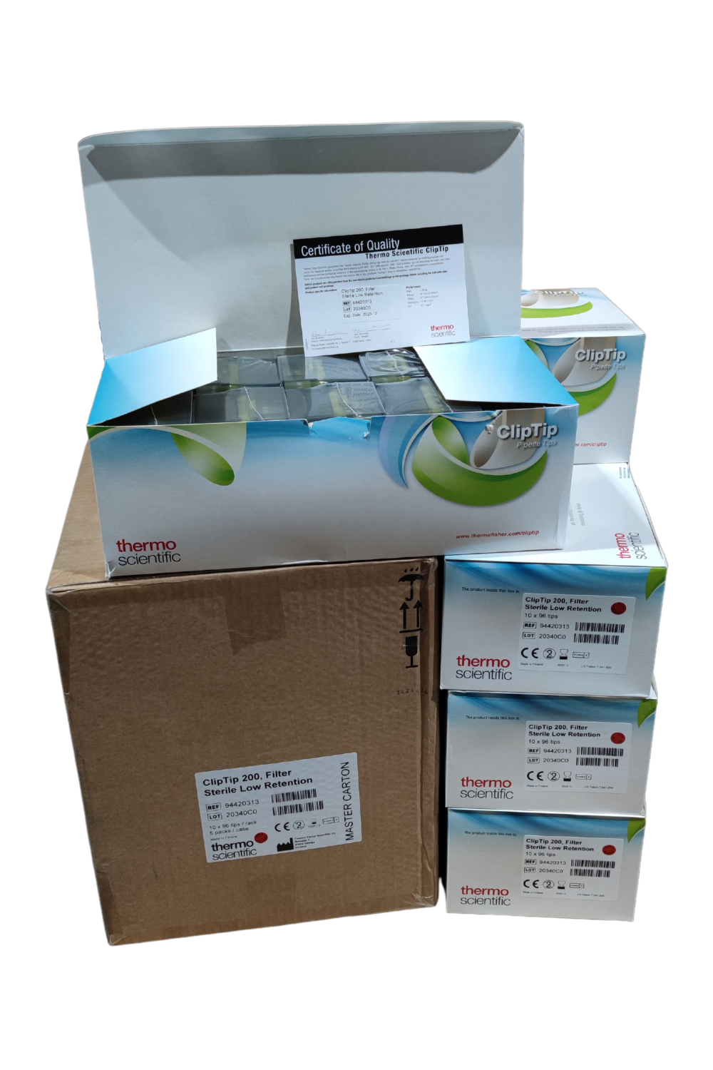ClipTip 200, Filter, Sterile, Rack - Overpack of 5 packs of 960 tips (94420313)