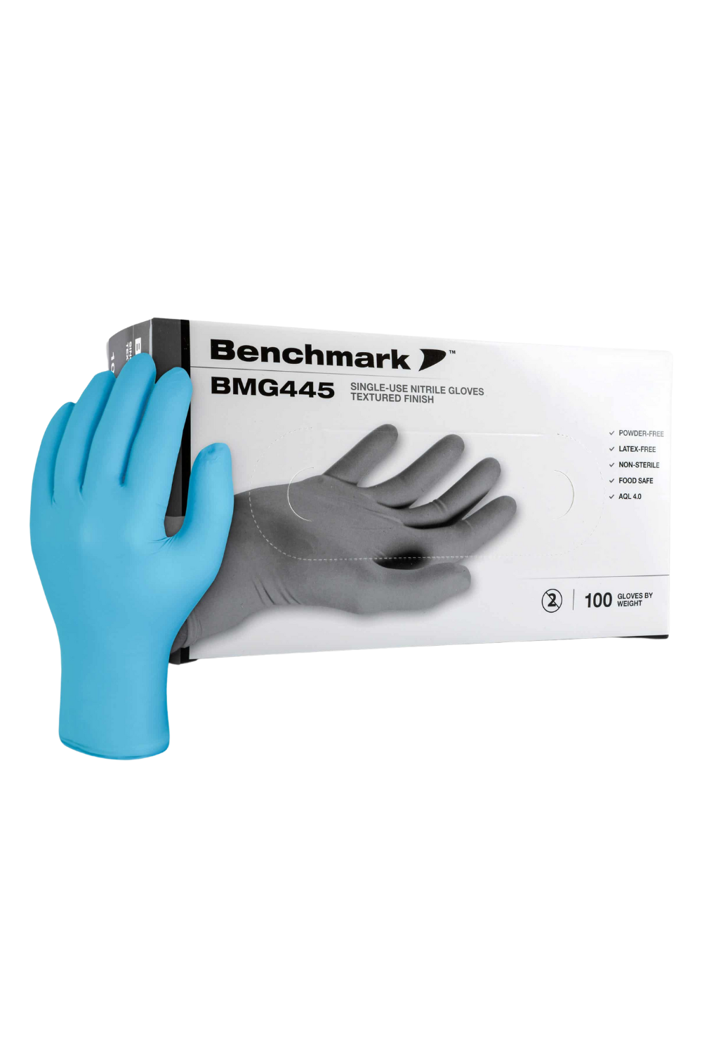 BMG445 Benchmark Nitrile Gloves - XL (10x100) (1280XL) cat III