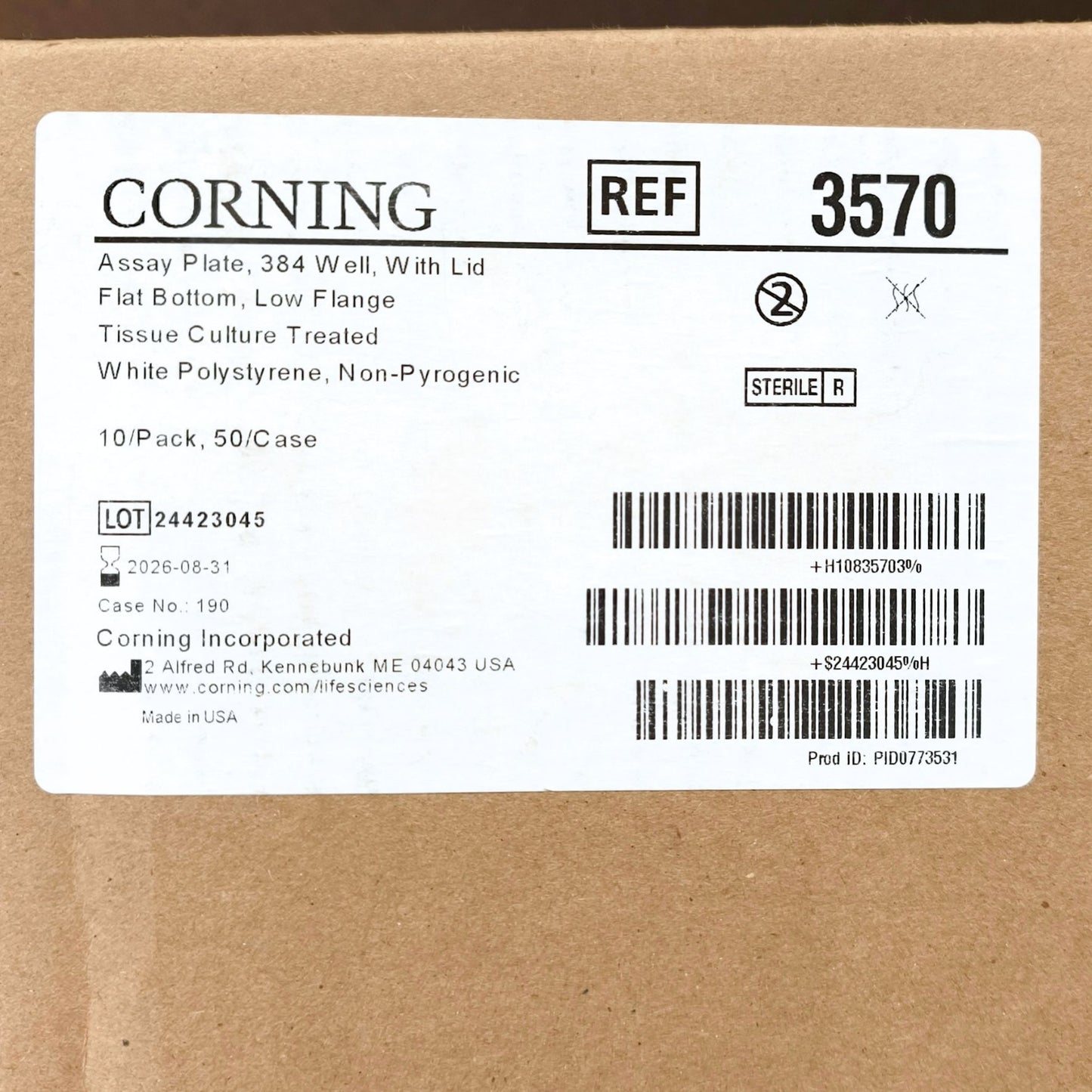15x Cases of Assay Plates (96-well & 384-well)