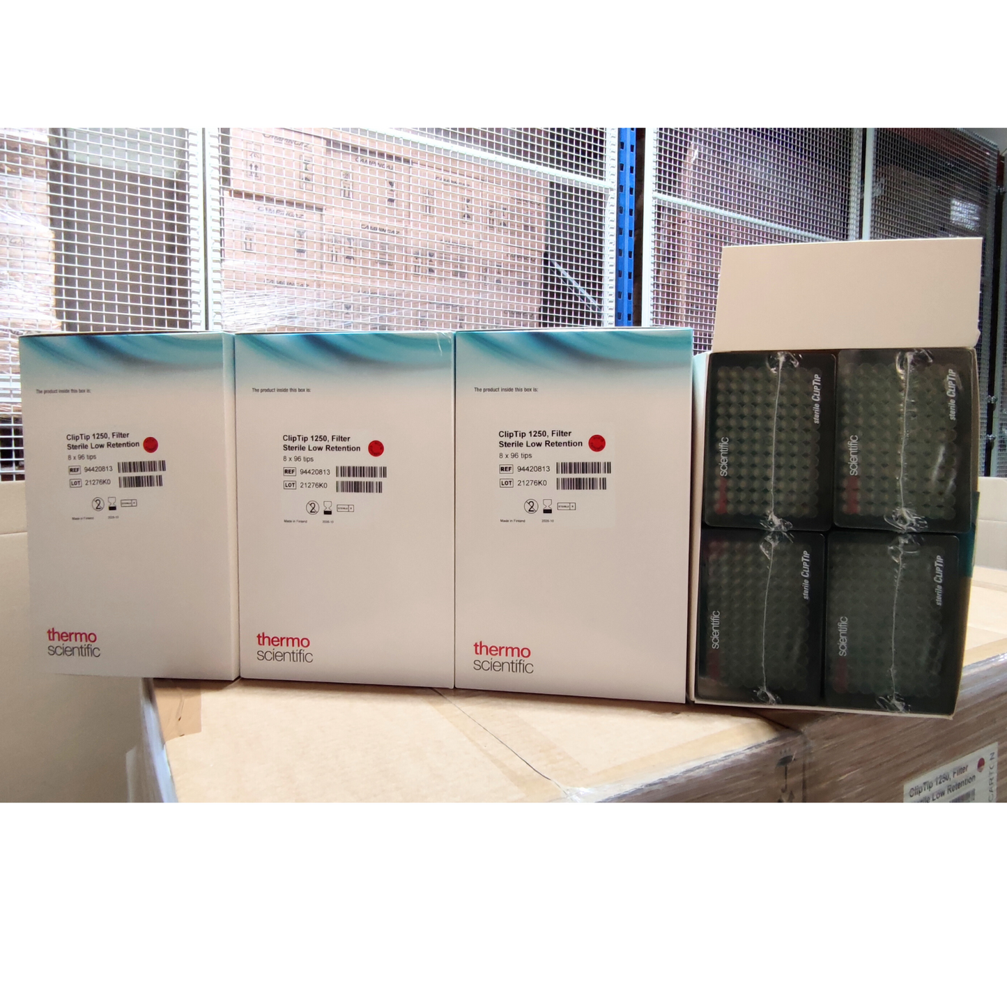 80x Cases of Thermo Scientific™ 1250μL ClipTip™ Filtered, Sterile, Low retention Pipette Tips