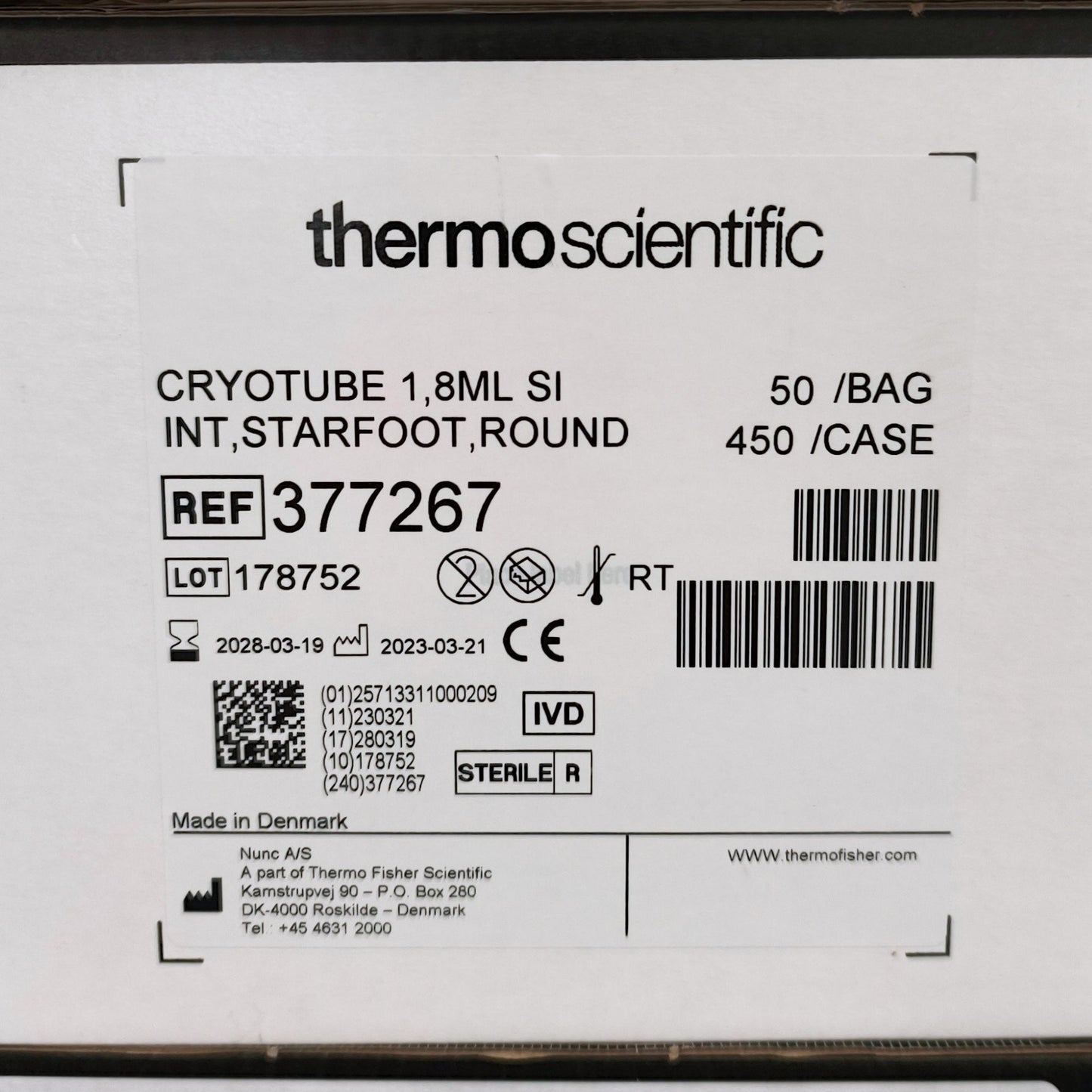 65x Cases of Microtubes, Bijou tubes, Cryogenic vials