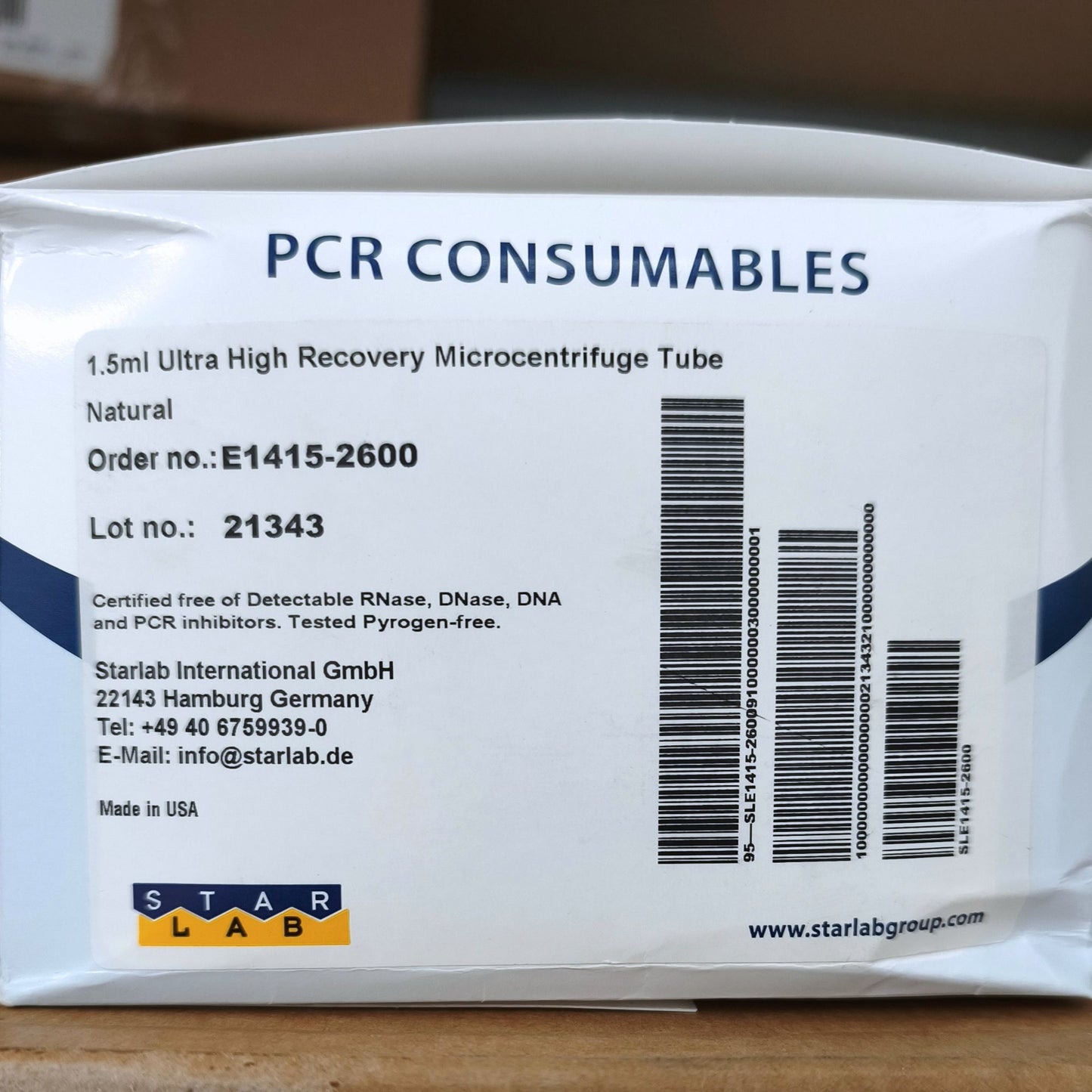 65x Cases of Microtubes, Bijou tubes, Cryogenic vials