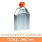 4x Corning™ CellBIND™ 75cm2 Surface Cell Culture Flasks, Canted Neck