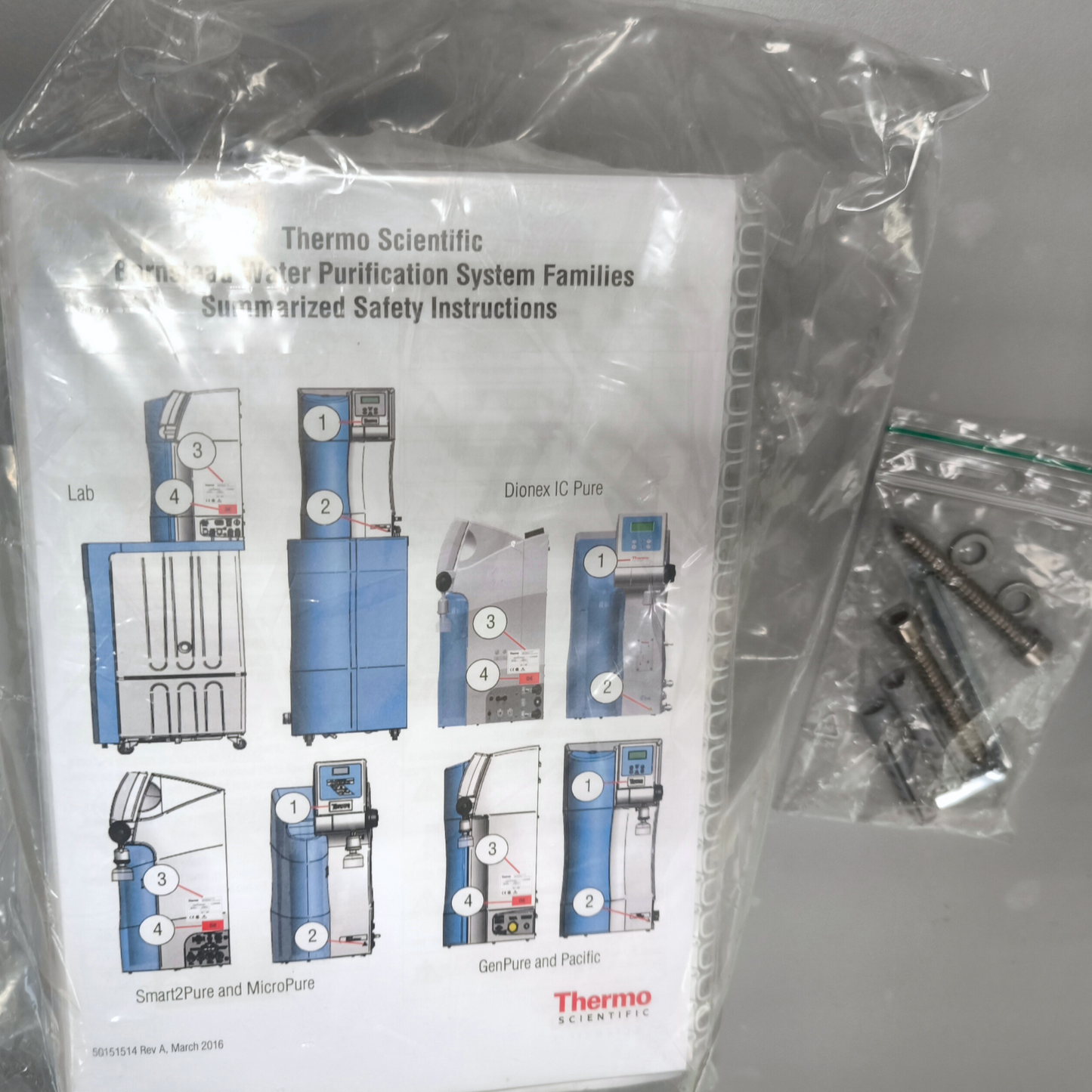 Thermo Scientific™ Barnstead™ Pacific TII Water Purification System + 100 L Reservoir & Water Softener (2024, Unused)