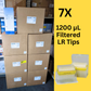 28x Cases of 1200 μL Filtered, Sterile, SoftFit-L, Low Retention Pipette Tips LTS
