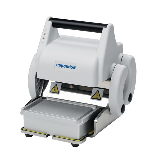 Eppendorf HeatSealer S100 + Plate Adapters + Sealing Foil