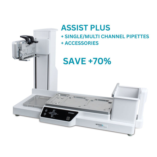 Integra ASSIST PLUS Pipetting Robot with 10x Pipettes & Accessories