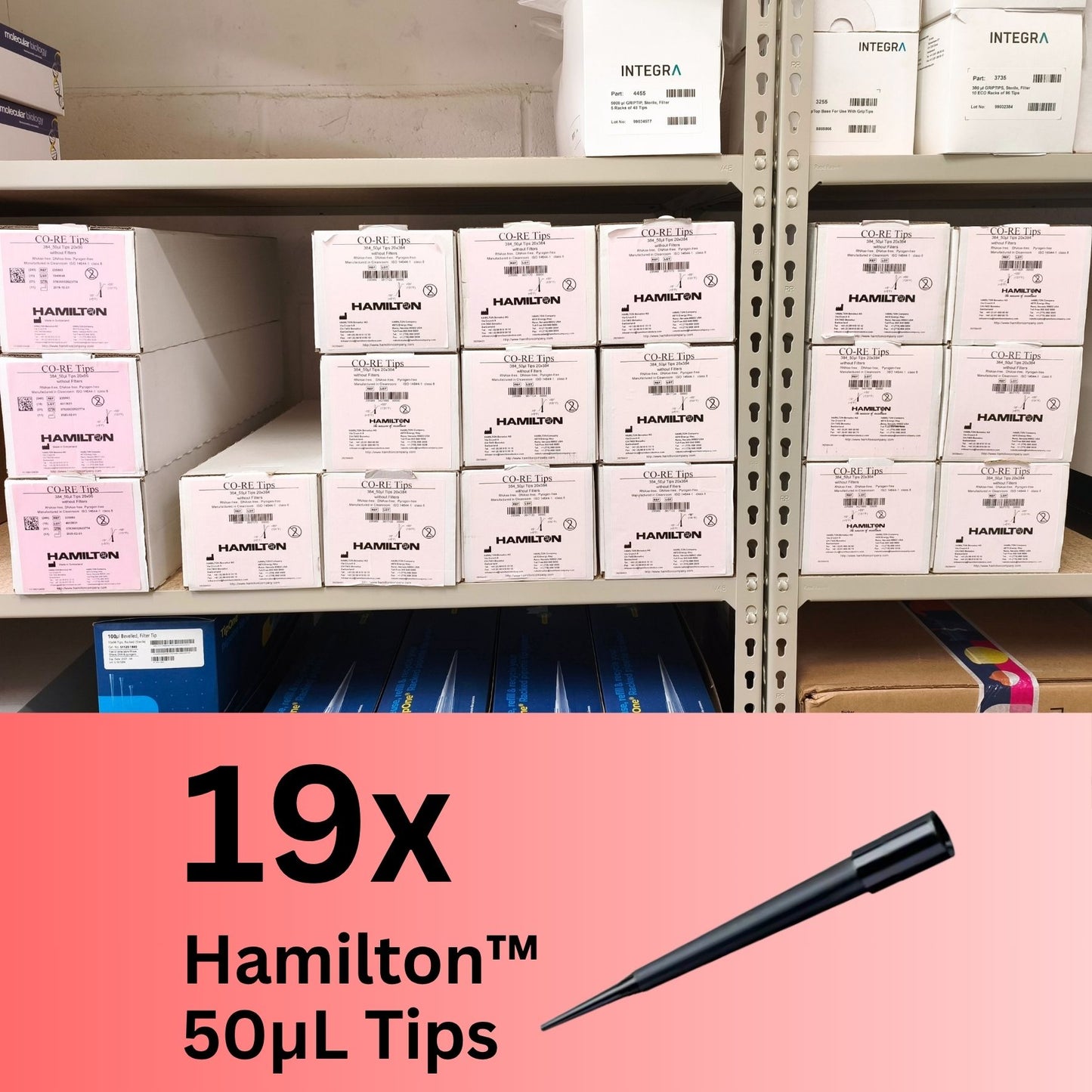 19x Cases of Hamilton™ 50μL Tips