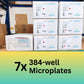 7x Cases of Greiner Bio-One 384-well Microplates