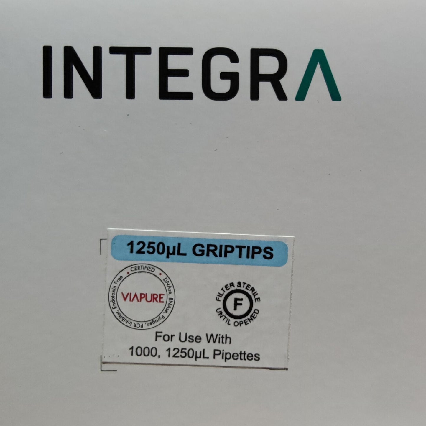 Integra - 1250 ul GRIPTIP, Sterile, Filter 5 V96 Racks of 96 Tips - Overpack of 4 cases (6445)