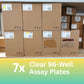7x Cases of Clear 96-Well 200 μL Assay Plates