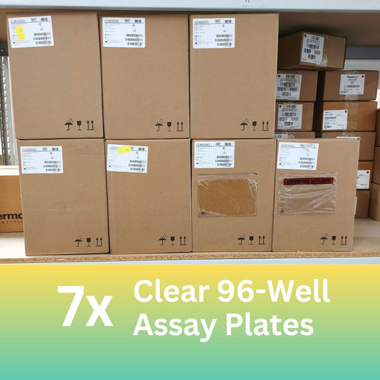 7x Cases of Clear 96-Well 200 μL Assay Plates