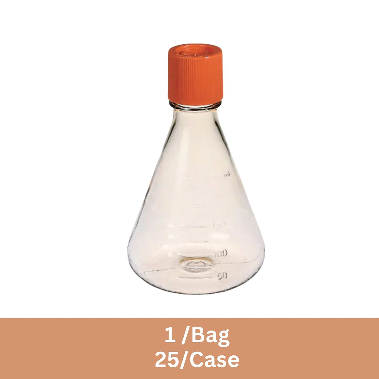 10x cases of Corning 500ml Erlenmeyer Flasks, Vented