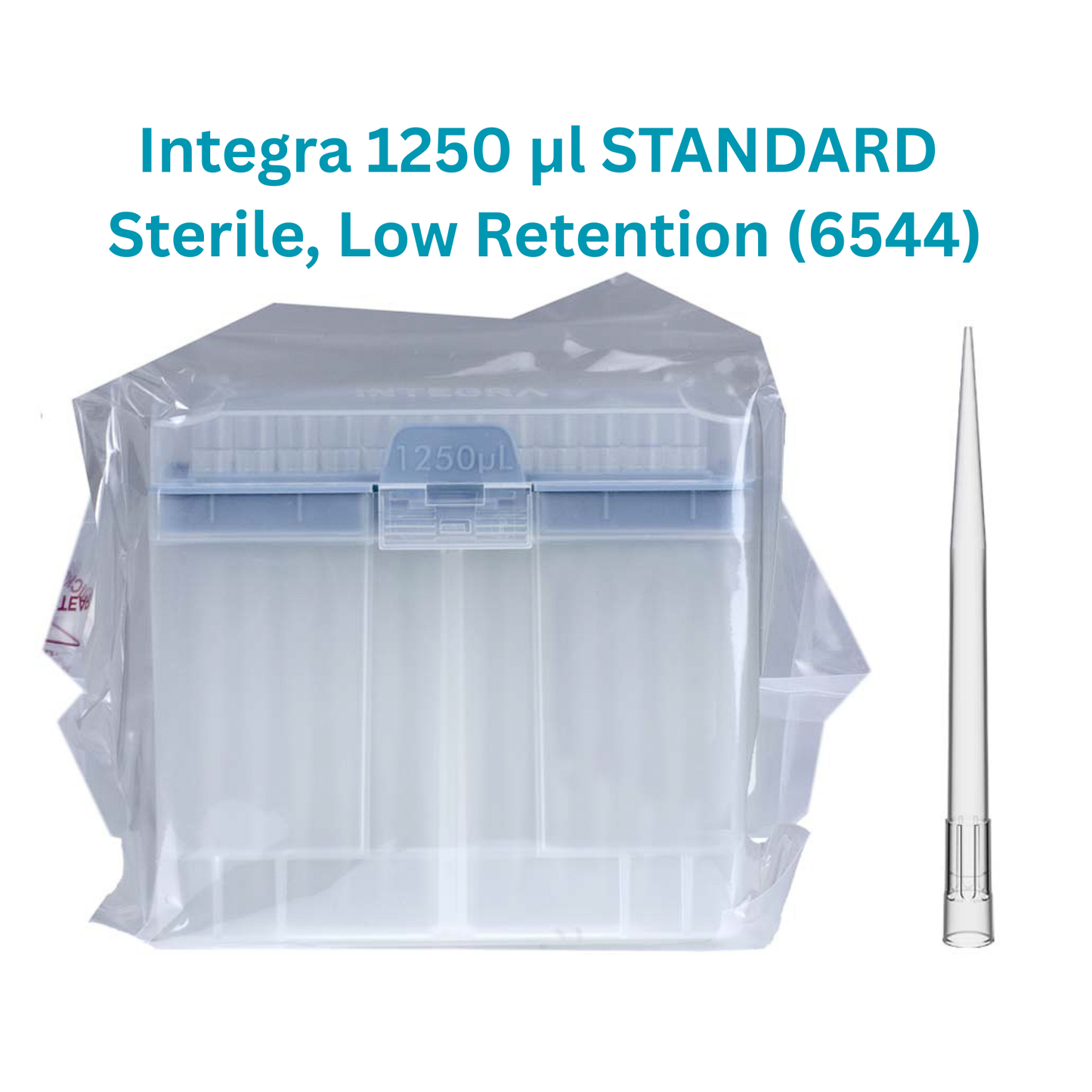 128 Cases of Integra 1250 µl STANDARD  Tips, Sterile, Low Retention (6544)