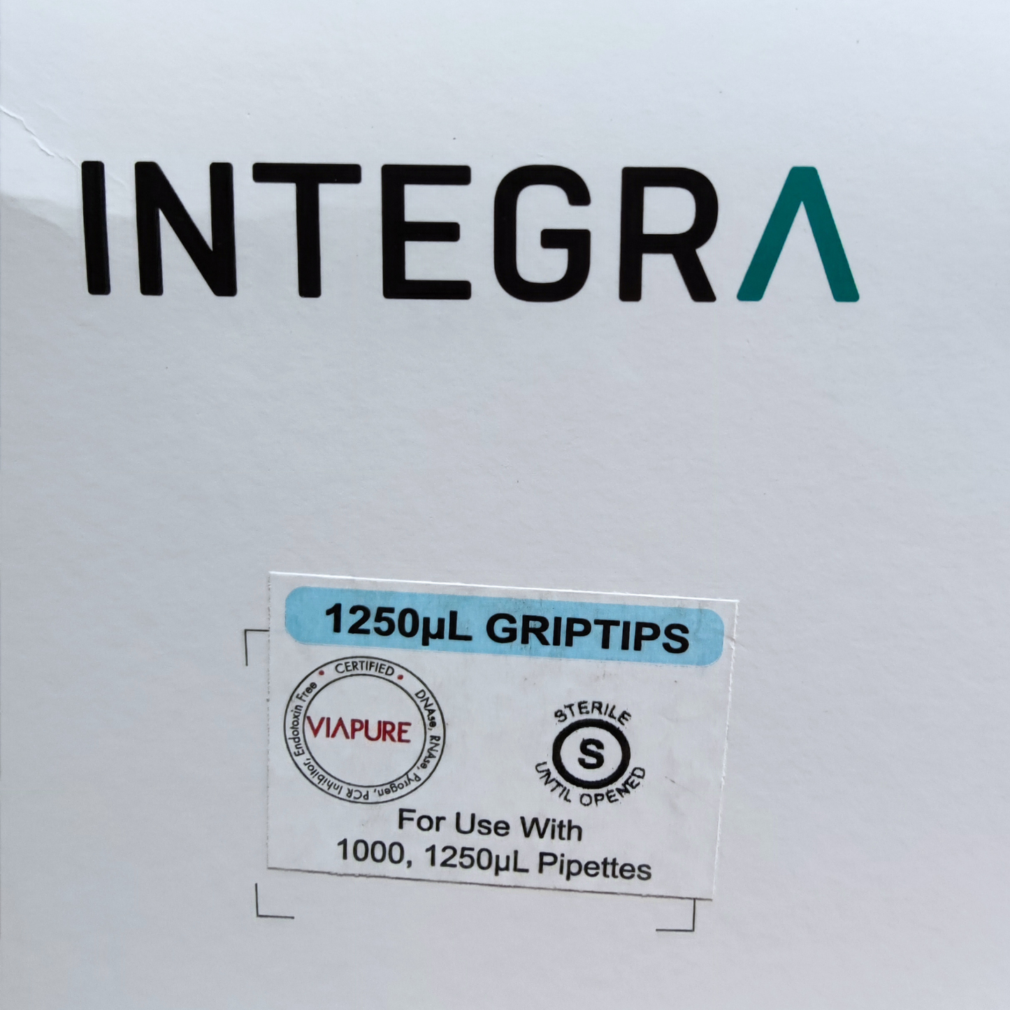 128 Cases of Integra 1250 µl STANDARD  Tips, Sterile, Low Retention (6544)