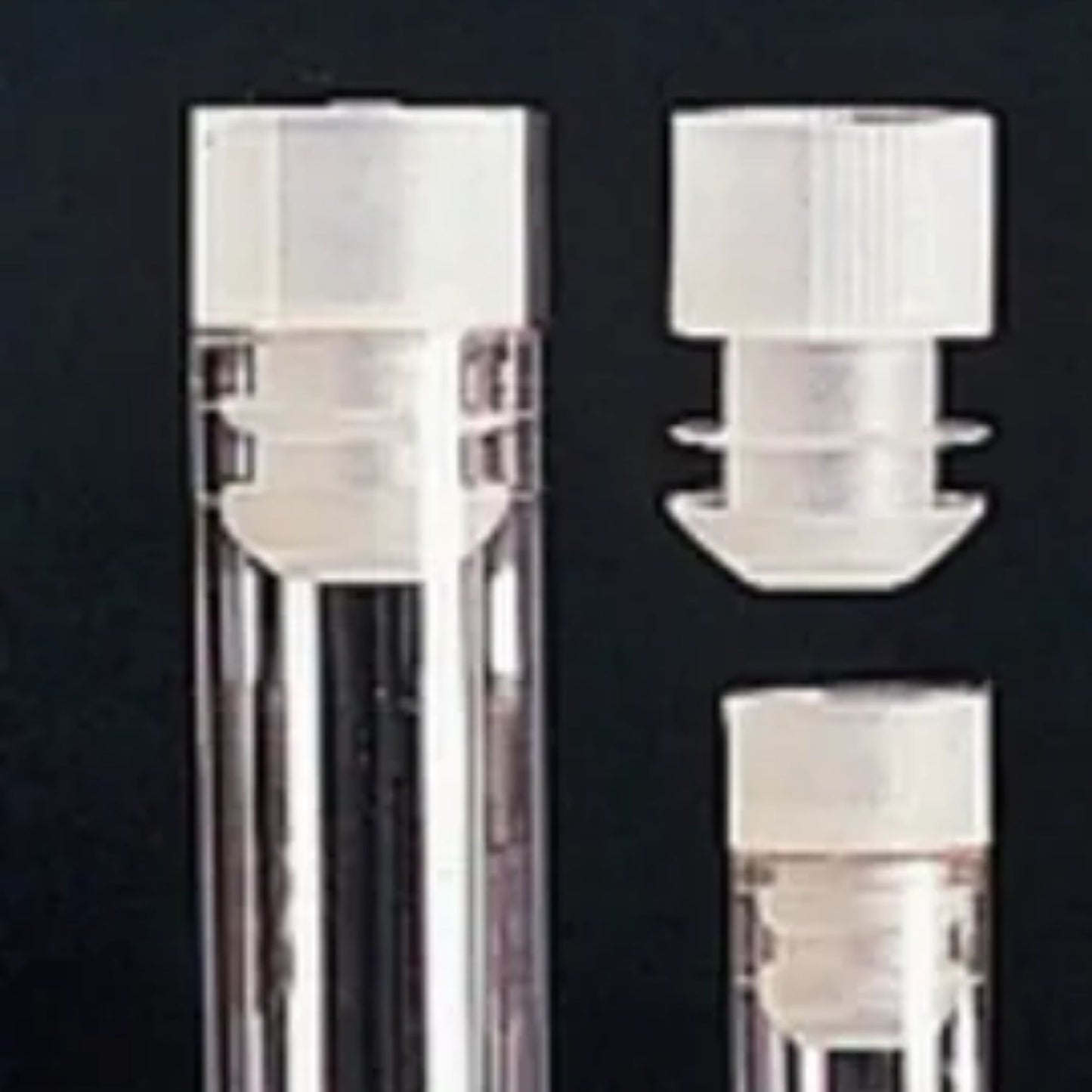 3x Cases of Tube Caps, Neutral, 15-17mm