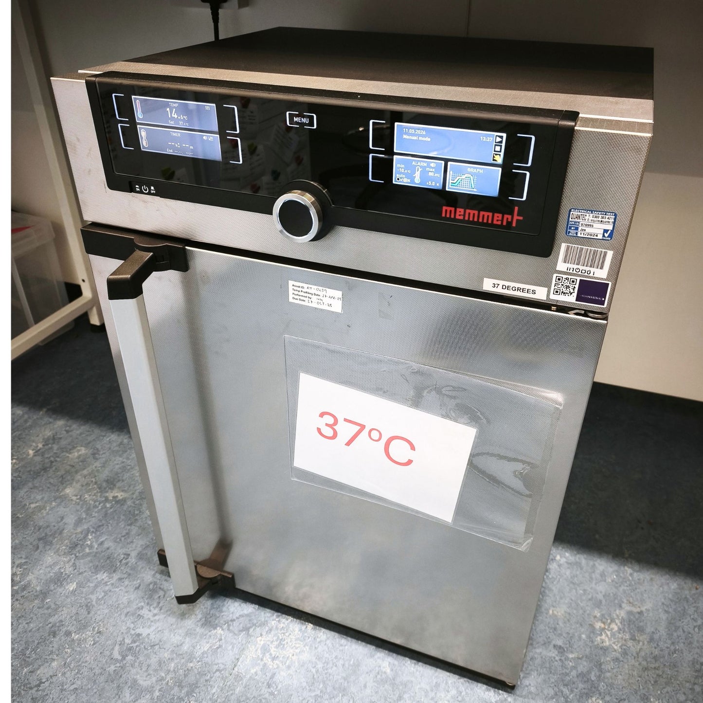 Memmert™ IPP Refrigerated Incubator with Peltier Cooling and Twin Display, 53 L, Stainless Steel
