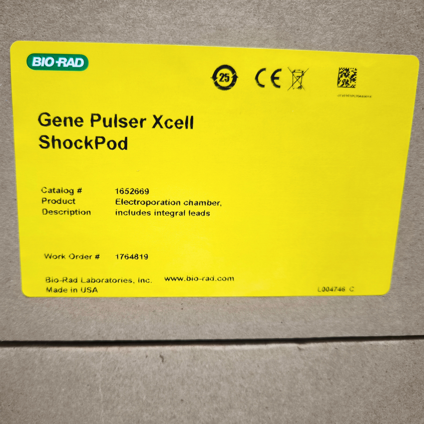 Bio-Rad Gene Pulser Xcell Main Unit & ShockPod (BRAND NEW, SEALED)