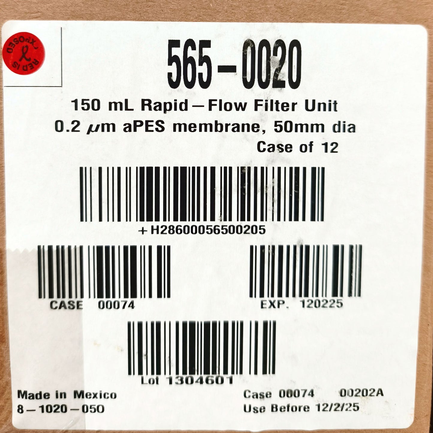5x Cases of Nalgene™ 150ml & 250 ml Rapid-Flow™ Sterile Disposable Filter Units