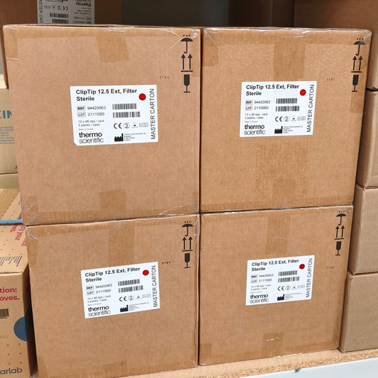 5x Boxes of Thermo Scientific™ 12.5μL ClipTip™ Filtered, Sterile