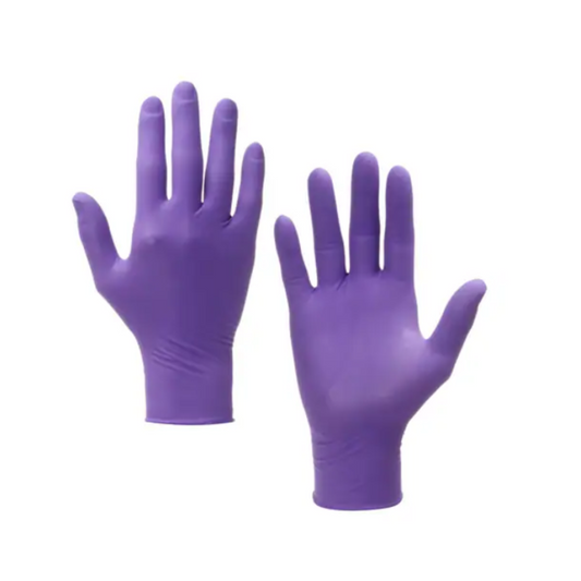 Kimtech Purple Nitrile Ambidextrous Gloves, Disposable, Latex Free (10x100) cat III