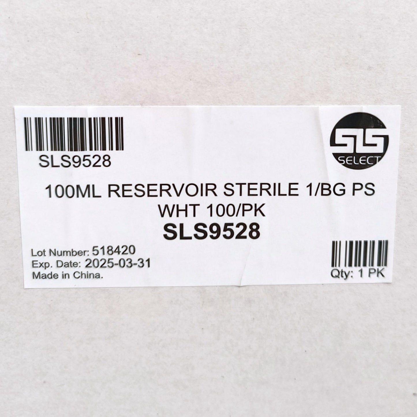 12x Cases of Reservoirs (50ml & 100ml)