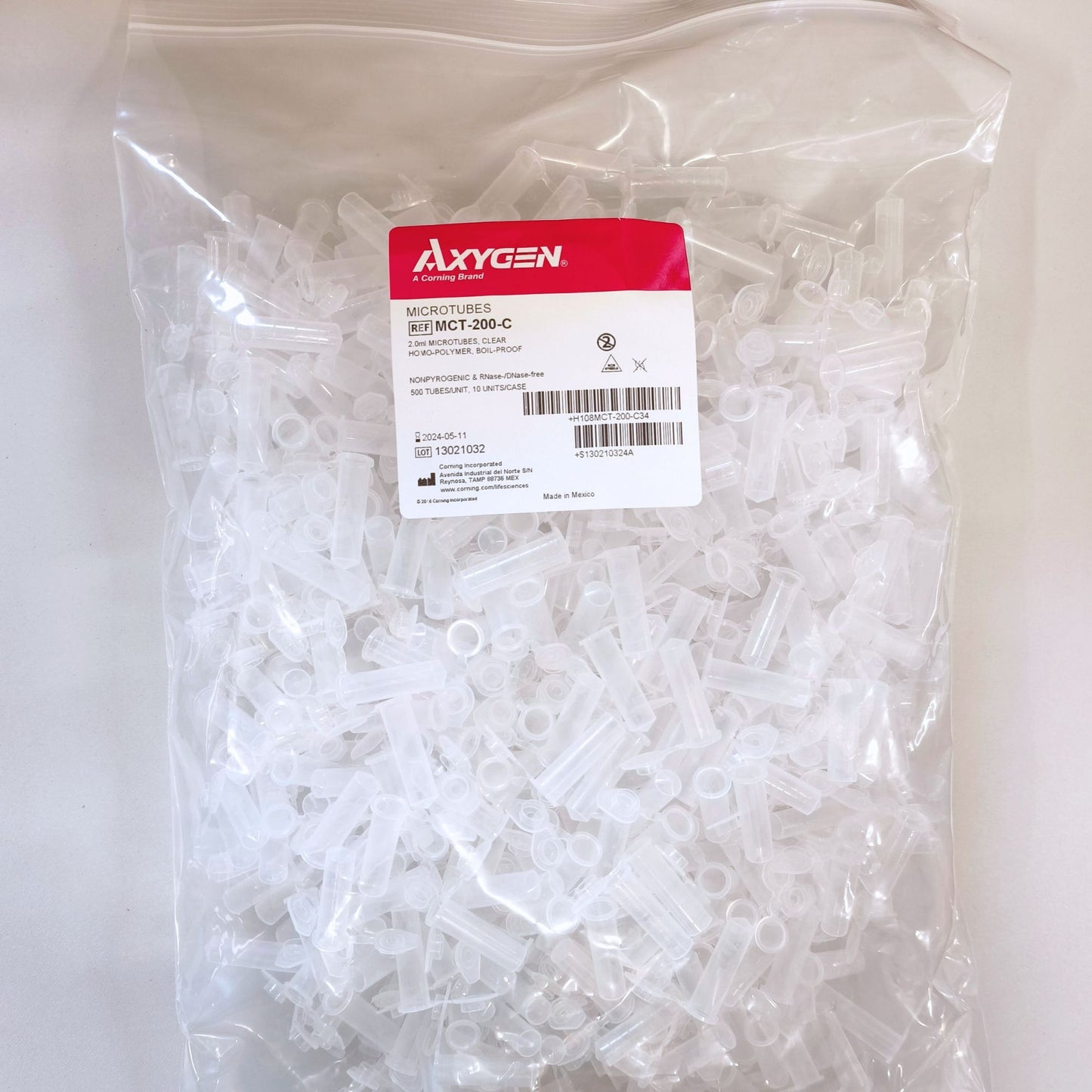 65x Cases of Microtubes, Bijou tubes, Cryogenic vials