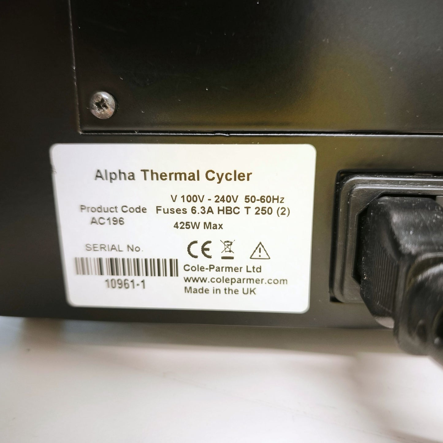 PCRmax Alpha Cycler 1 Thermal Cycler, 96-Well