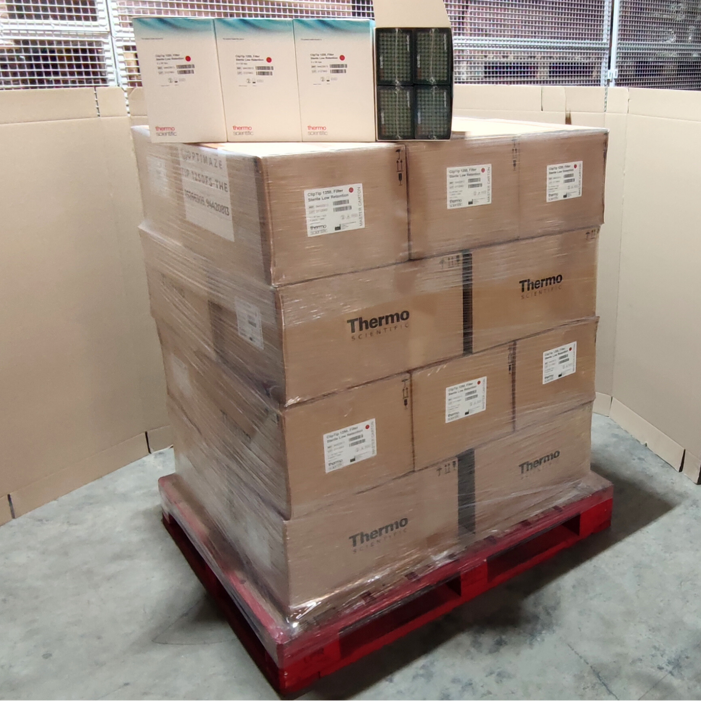 80x Cases of Thermo Scientific™ 1250μL ClipTip™ Filtered, Sterile, Low retention Pipette Tips