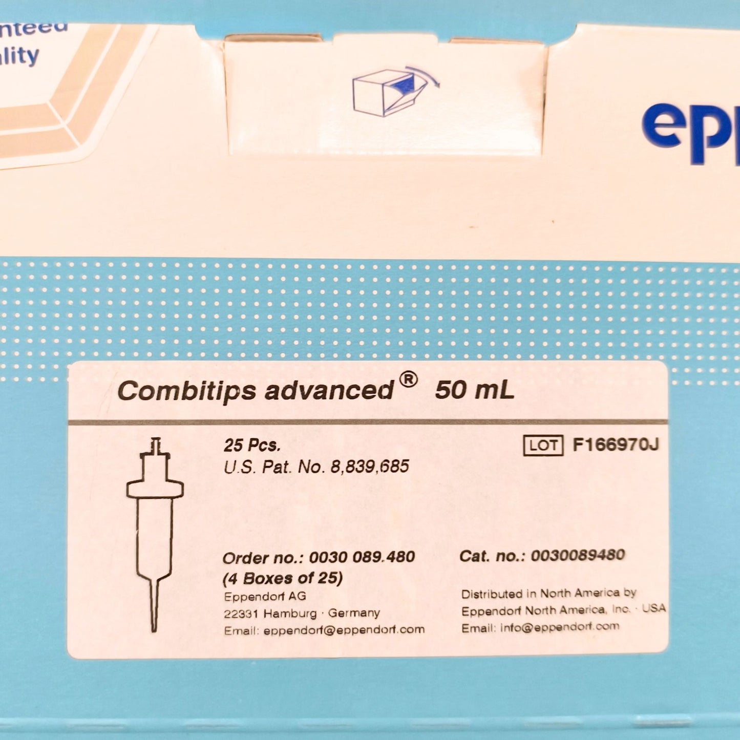 29x Cases of Eppendorf™ Combitips™ (0.5ml, 10ml, 25ml, 50ml)