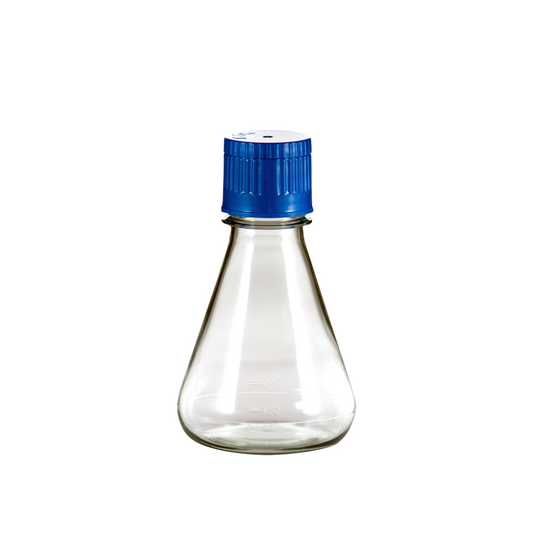 250ml PC Erlenmeyer Flask, Autoclavable, Flat base, sterile, Pack of 12 (E5000-1025)