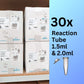 30x Bags of Greiner Bio-One 1.5ml & 2mL Polypropylene Microcentrifuge Tubes