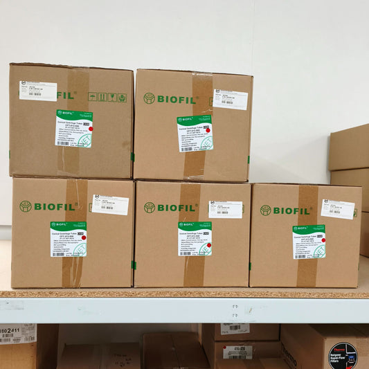 5x 500ml Conical Centrifuge Tube, Flat Cap, Sterile