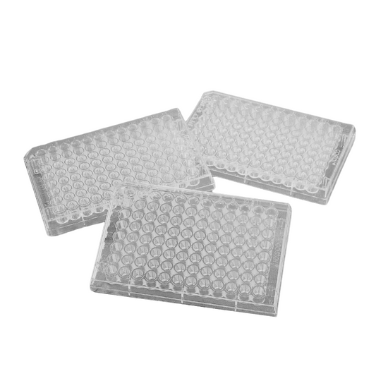 Corning 96-well Clear Flat Bottom Polystyrene TC-treated Microplate, Individually Wrapped, with Low Evaporation Lid, Sterile, Pack of 50 (3595)