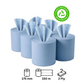 Blue Centrefeed Roll Pack of 6 - Two-ply multi-purpose wiping paper - Extra Long 150m