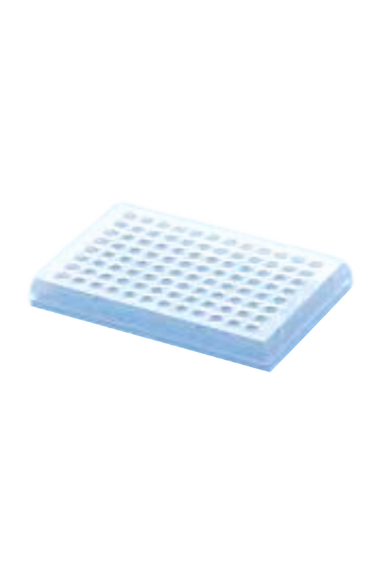 96-Well Low-Profile, Skirted PCR Plates, Natural (Overpack of 16 boxes of 25 plates) (14230237)