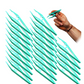 Disposable Non Sterile Plastic Forceps Tweezers, 12.5cm (Box of 12 packs of 25) (X0011XRI03)